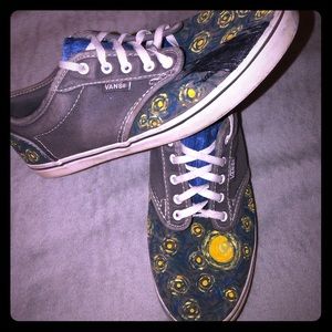 One of a Kind Van Gogh Vans!